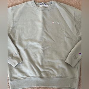 Sage Green Men’s Medium Champion Crewneck Sweatshirt